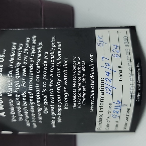 Vintage Dakota Watch Company Bangle Watch with Box - Picture 11 of 11